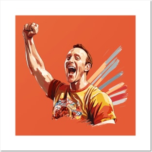 Joey Chestnut Posters and Art